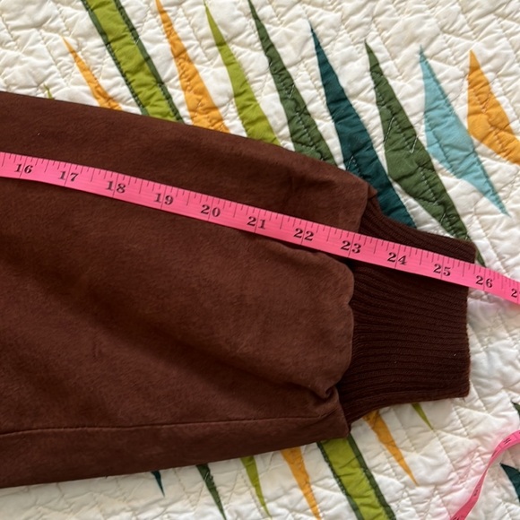 Impeccable Brown Vintage Bomber Sz. L - Picture 16 of 16